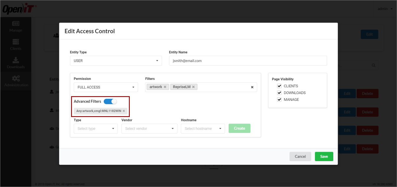 Advanced Filters Example 1