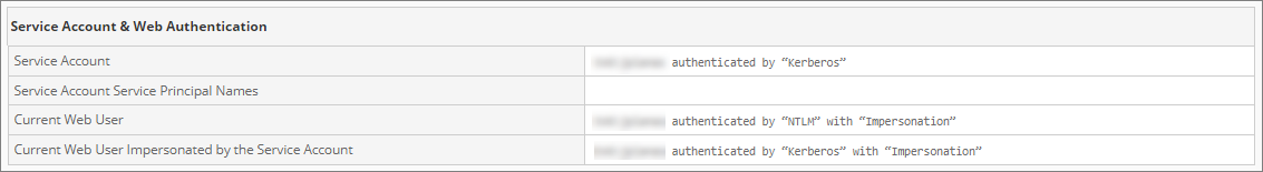 Connections Service Account