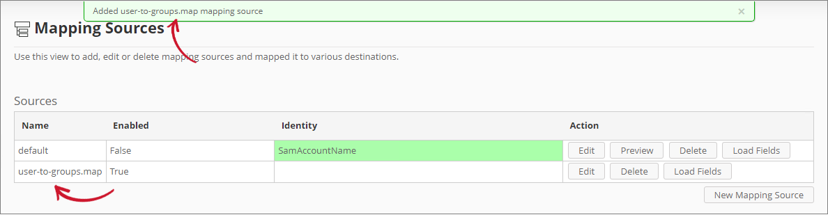 Added Mapping Sources