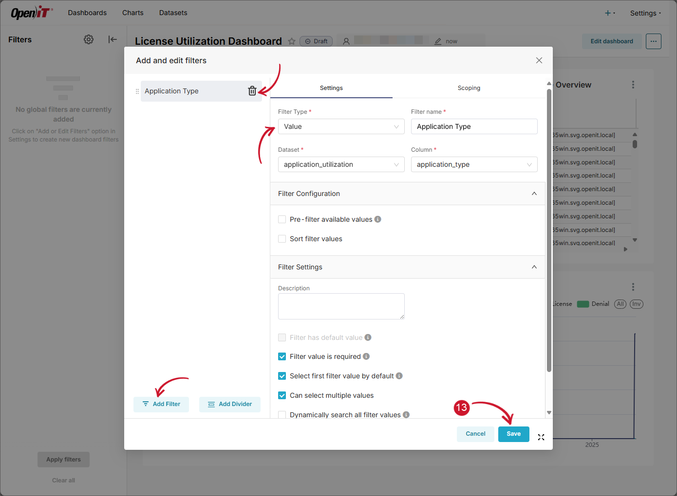 Configuring Filters