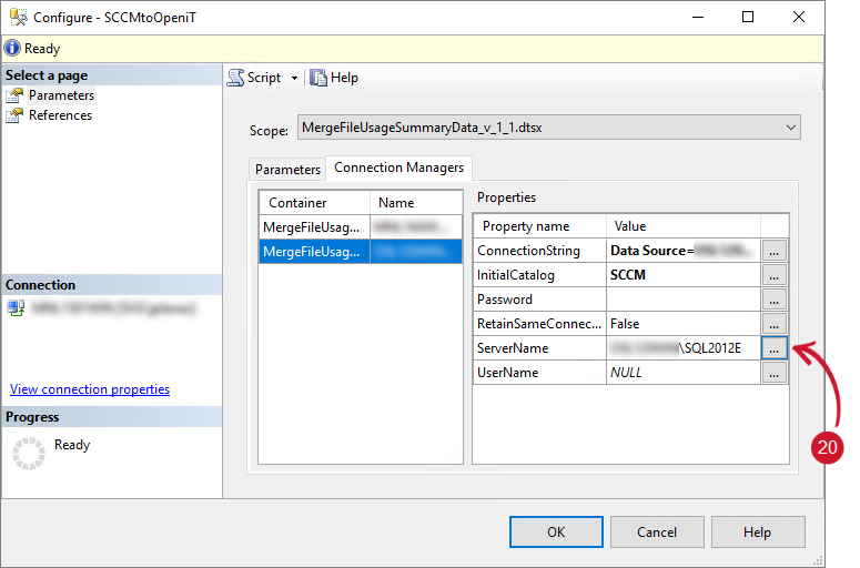  Configuring SSIS Package - Server Name