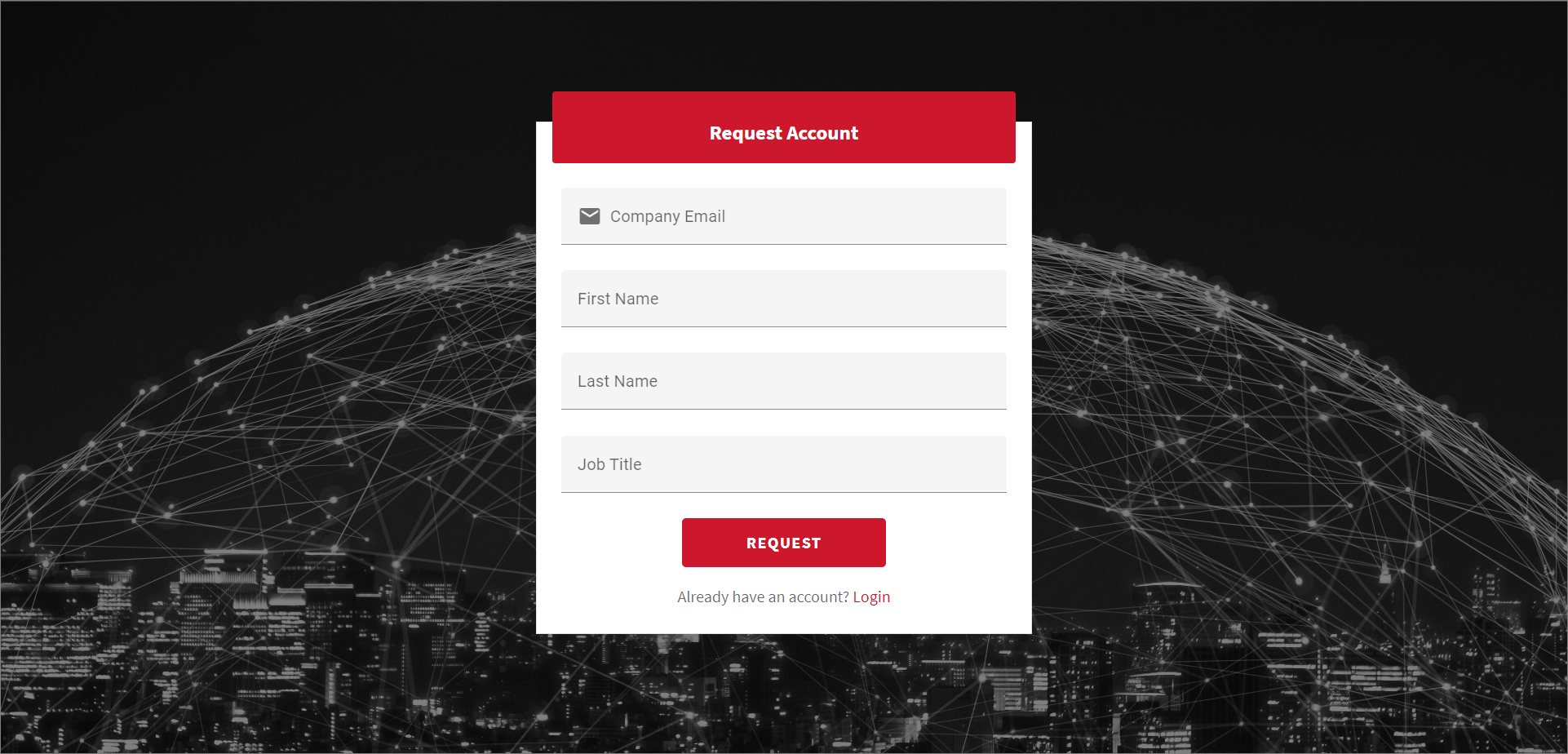 Customer Portal: Request Account