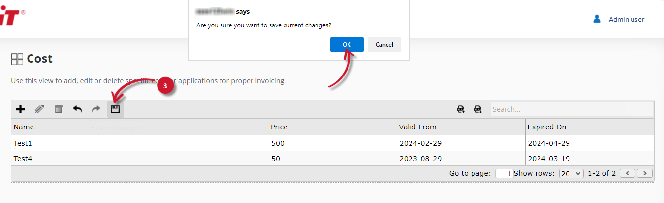 Save Changes