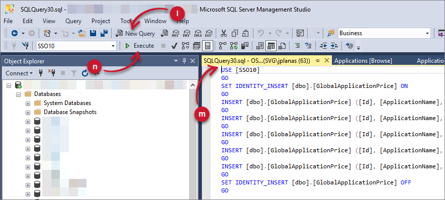 Executing Generated Scripts