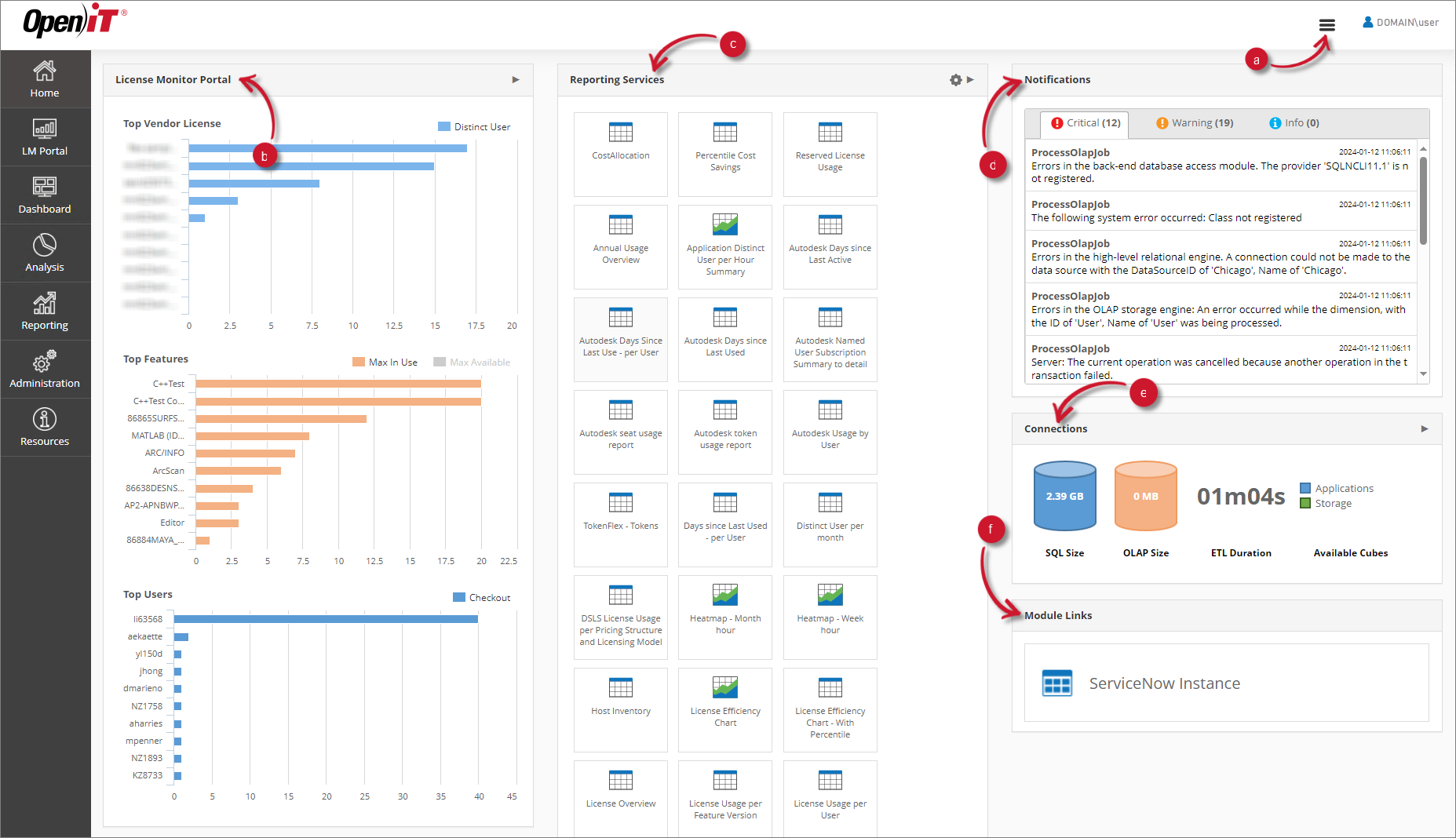 Analysis Server Home Page