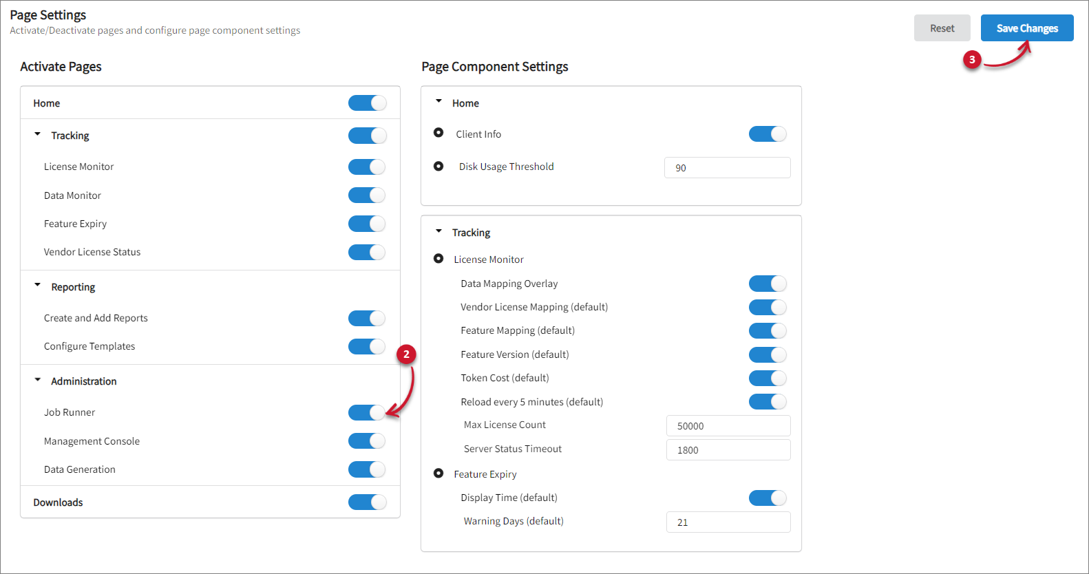 Activating the Job Runner Tab
