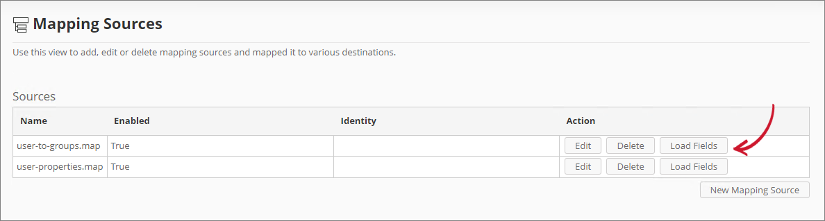Loading Mapping Sources