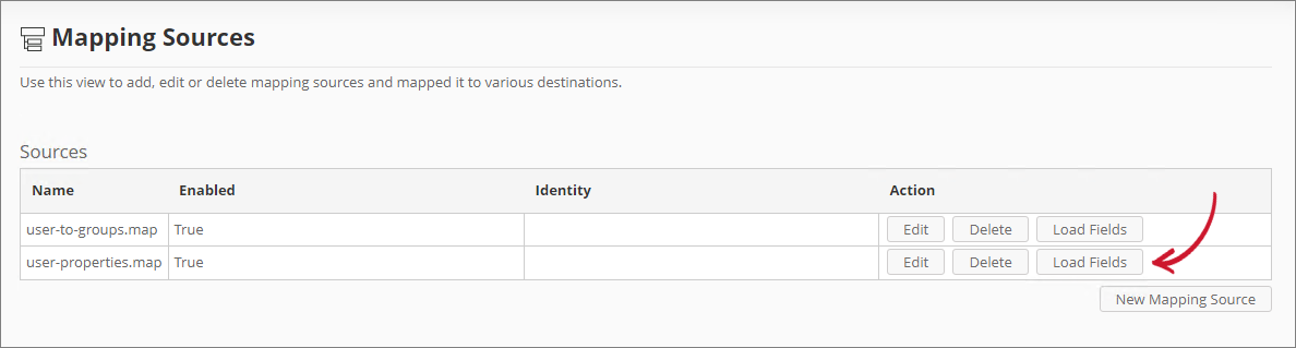 Loading Mapping Sources