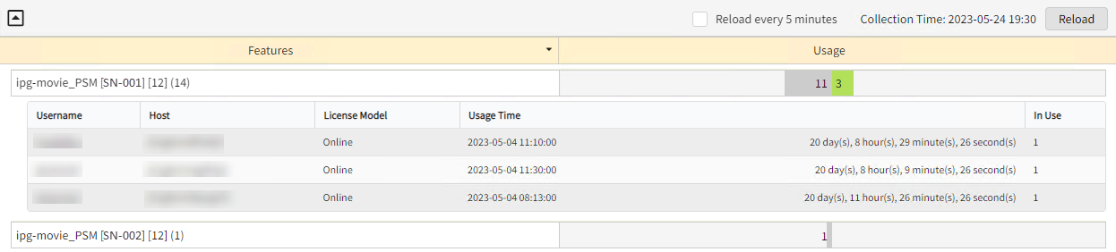Sample Report 2 with Serial Number