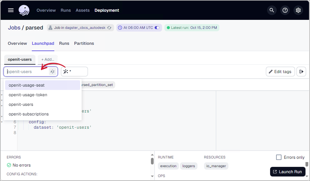 Select Dataset