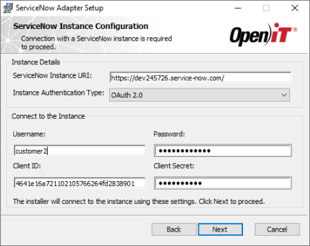 ServiceNow Instance Configuration - OAuth 2.0