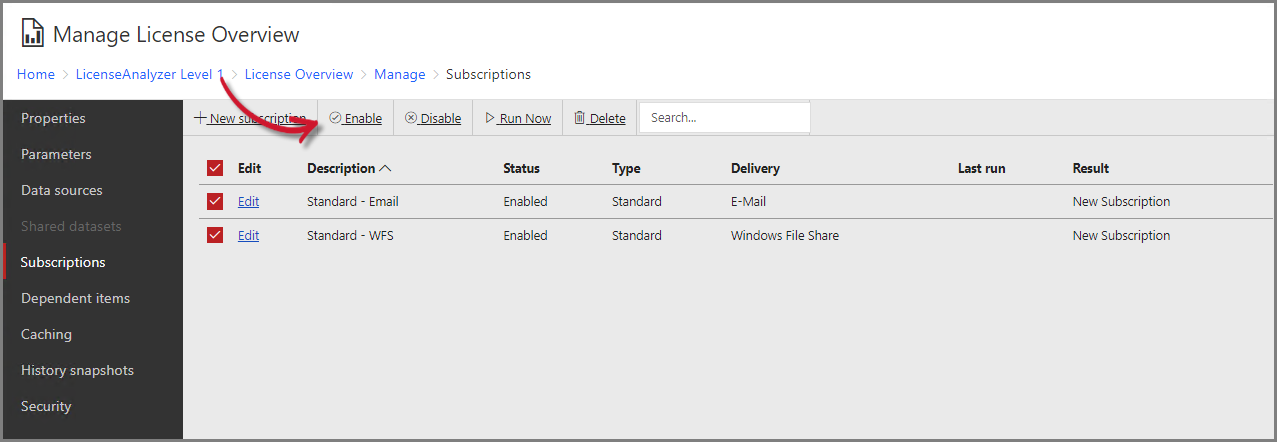 Subscriptions