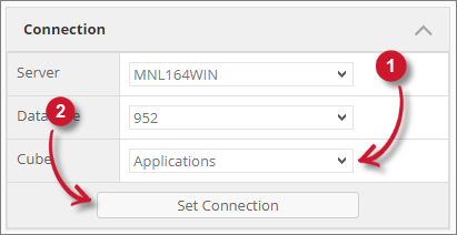Switching OLAP Cube