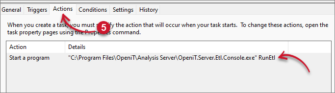 Task Scheduler Job Actions
