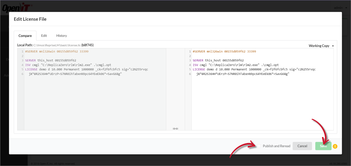 Text Editor: Publish