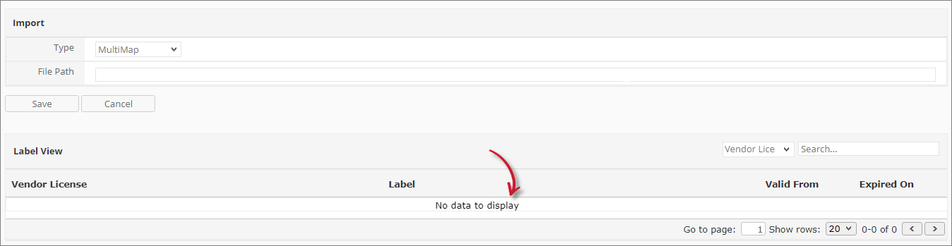  Analysis Server Vendor License Labeling: Deleted Imported Source File