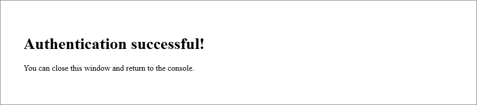 Authenticating to the Autodesk Portal: Successful Authentication